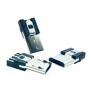 微型USB 2.0 a型公连接器5Pin OD4.5焊料微型USB b型母产品 - Product Image 3