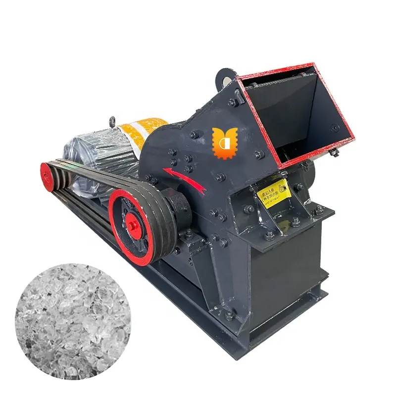 Machine de concassage de pierre de cône mobile Miniature de roche et de gravier en plusieurs tailles
