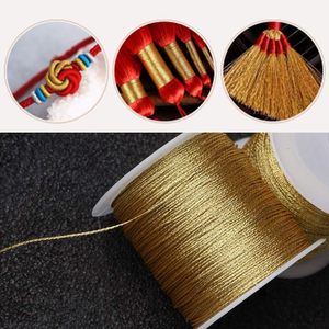 128英尺40m手链绳珠宝制作项链手链珠线黄金工艺绳金属丝绳工艺绳 (0.4毫米) - Product Image 3
