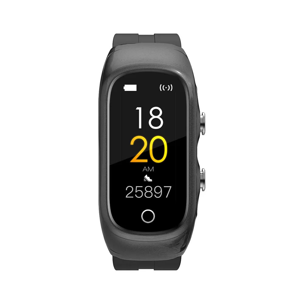 New Arrival 2 in 1 Smart Watch Wireless earphone with smart heart rete smartwatch N8 Fitness Tracker