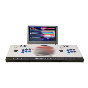 Pantalla plegable portátil de 10 pulgadas 20008 clásico 1 juego 2 jugadores escritorio Retro Arcade consola juego Joysticks controladores de juego