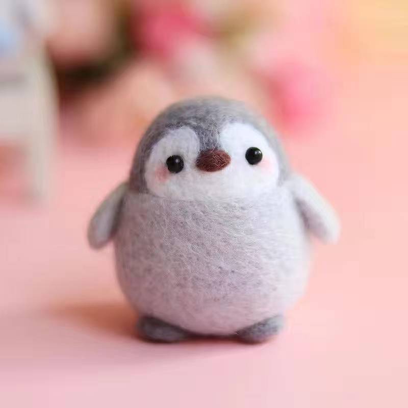 Porte-clés pingouin basique.