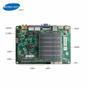 Computadora de placa única SBC dual LAN Thin Client WiFi 3G 4G Ddr4 J4125 Itx placa base - Product Image 4