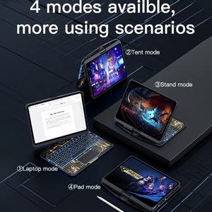 Nuevo teclado Bluetooth iPad con soporte giratorio transparente para iPad Pro 11 12,9 pulgadas Air5 cubierta protectora - Product Image 3