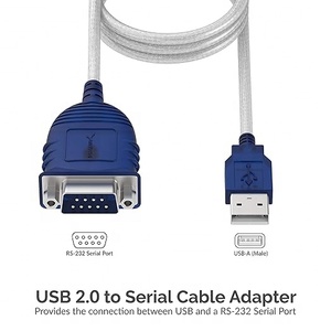 Cavo 232 USB da 2.0 a Serial DB 9 RS con prolifico Chipset 3A giacca in PVC a ricarica rapida e schermatura a treccia per Modem - Product Image 2