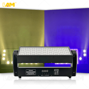 ไฟแอลอีดีแบบมีไฟแอลอีดีติดบนศีรษะแบบ3in1 RGB + ไฟ LED สีขาวเย็นสำหรับดีเจ DMX ไฟแมทริกซ์เวทีแสงพิกเซลควบคุมโซน - Product Image 6