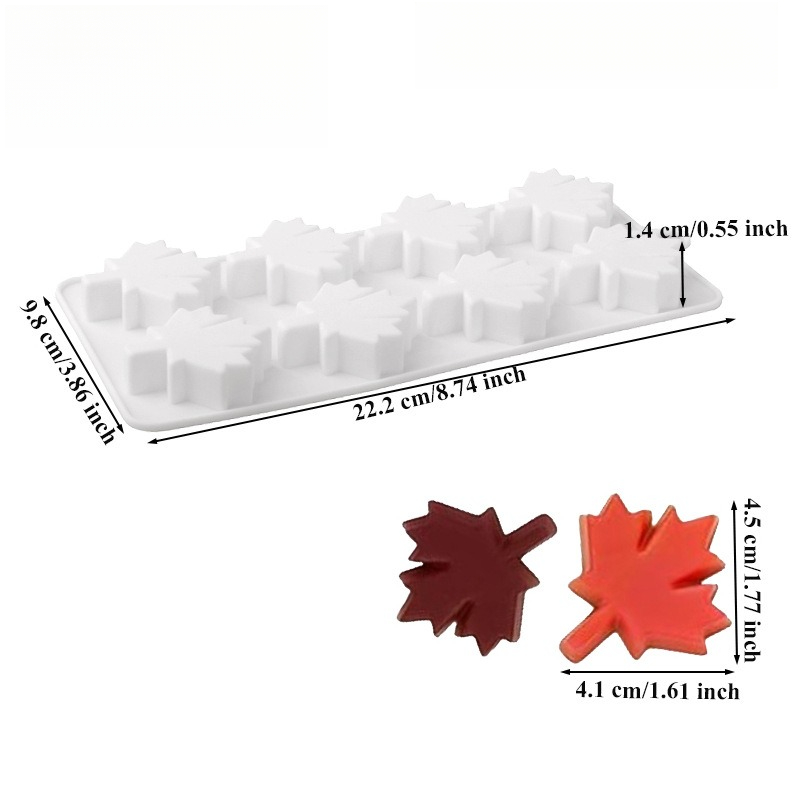 White Five-pointed maple leaf