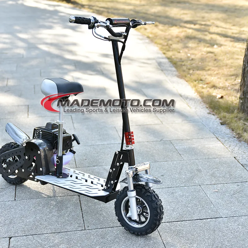 Rifornimento di fabbrica 110cc 49cc ciclomotore a gas moto mini scooter bici con pedale sedile lungo per adulti