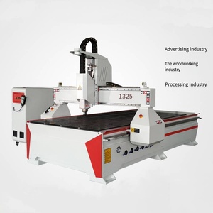 Máquina enrutadora CNC de 3 ejes de alta velocidad para madera contrachapada MDF grabado corte Servomotor 5KW consumo de energía SYNTEC DSP Control - Product Image 1