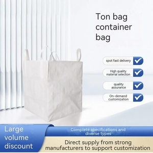 ถุงขนาดใหญ่ทำจากวัสดุ PP FIBC ใหม่เอี่ยม ถุง TON BAG สามารถบรรจุทรายและแร่ได้ ความจุ 1,000 กิโลกรัม และ 1.2 ตัน - Product Image 6