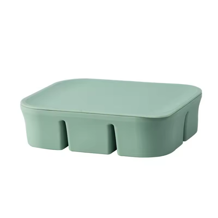 6 Compartments Green