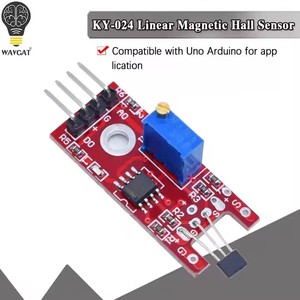 KY-024 lineare magnetische Hall-Sensor-Board-Schalter-Geschwindigkeitszähl-Hall-Sensor-Modul für Arduino Diy KY024 Hall-Sensor