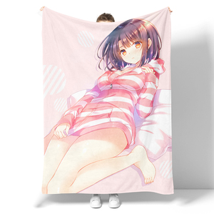 Bán buôn 100% Polyester jacquard dệt tùy chỉnh Anime nhân vật chăn đặc trưng chăn - Product Image 6