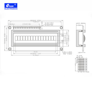 Treiber platine Ersatz monitor Stretched Screen Character Dot Matrix LCD-Anzeige modul Anzeige - Product Image 4