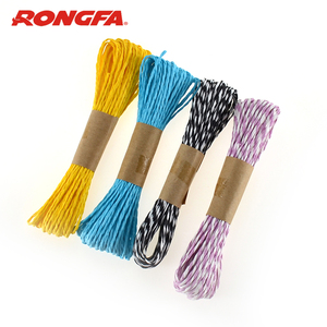 Cinta de rafia de papel trenzado para envolver regalos, hilo de alta calidad de 2 colores - Product Image 4