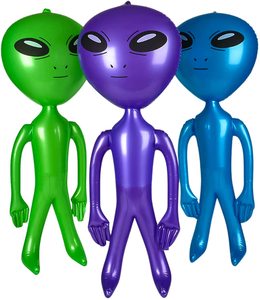 Pvc ילדים מתנפח זר בלון מתנפח Alien צעצועי קידום