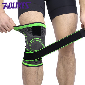 Aolikes Customizable Nylon Knee Support Brace Elastic Strap Compression Sleeve Breathable <strong>Protection</strong> for <strong>Leg</strong> Support - Product Image 5