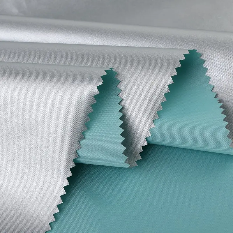 170T wasserdichtes und atmungsaktives Gepäck gewebe 100% Polyester beschichtetes Futter Gewebtes Muster für Mäntel