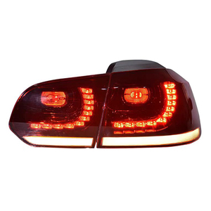 Volkswagen Golf 6 LED arka lambası Golf 6 Mk6 için dinamik sinyal kuyruk işık animasyon durdurmak sonra frenleme geri araba arka işık - Product Image 6
