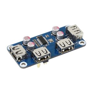 Waves hare USB HUB HAT (B) für Raspberry Pi-Serie, 4x USB 2.0-Anschlüsse Erweiterungs karte KITS - Product Image 1