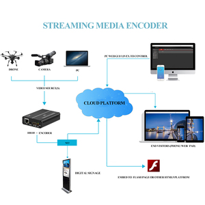 Haiwei H8110AV Converter <strong>Av</strong> to <strong>Ip</strong> H264 Cvbs Video <strong>Encoder</strong> 1ch Live Broadcast Equipment Support Srt Http Rtmps Rtmp Rtsp Hls Udp - Product Image 5