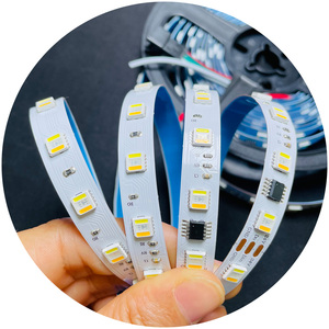Набор для программирования Smd Адресуемая Светодиодная лента 24 В 60 чип Smart Rgbcct Светодиодная лента 10 мм PCB Rgbcct 5 в 1 Smd 5050 Светодиодная лента для декора - Product Image 6