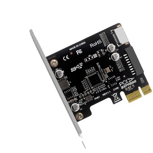 PCIE USB 3.0卡PCI Expree至Type-E USB3 19p扩展卡超高速5gbps C型控制器适配器 - Product Image 2
