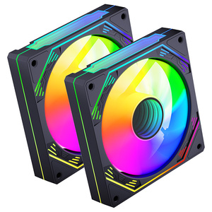 SNOWMAN พัดลมระบายความร้อน CPU PWM 4 ขา ARGB 120 มม.พัดลมระบายความร้อนกรณี PC เงียบคอมพิวเตอร์คูลเลอร์ 12V DC ปรับความเร็ว SYNC - Product Image 2