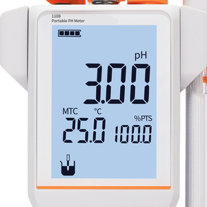 Medidor de PH IP65 Impermeable Calibración de 2 puntos Medidor de pH digital de mano Laboratorio - Product Image 3