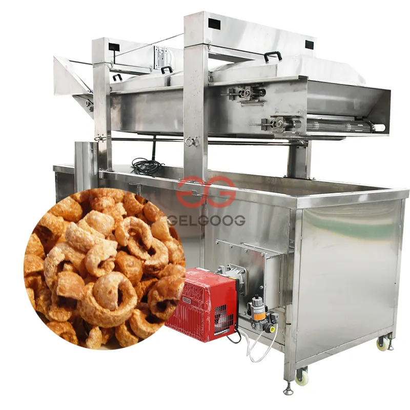 Máquina de freír pollo frito Chicharron de GG-LZE3500A, freidora eléctrica para pellets