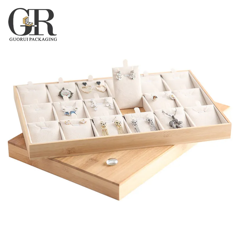 Gucurui-plateau présentoir de bijoux, colliers avec pendentifs empilables, pour magasin