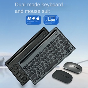 Cross-Border Direct Supply Dual-Mode for Bluetooth <strong>2</strong>.4G Flat-Panel Laptop/Deskto Gaming <strong>Keyboard</strong> <strong>Mouse</strong> Combos - Product Image 5