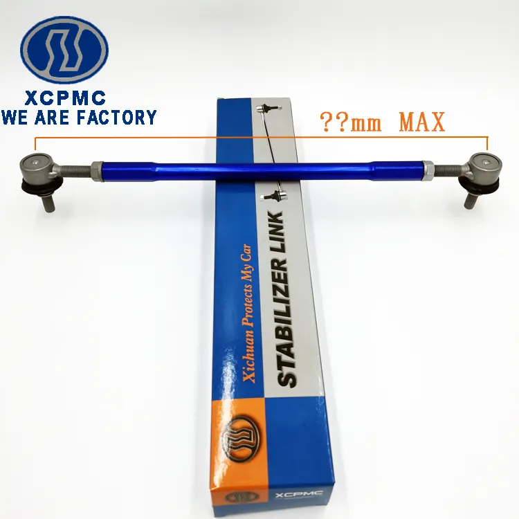 Liens de stabilisateur de lien d'extrémité de barre stabilisatrice réglable de système de direction automatique et d'autres liens de stabilisateur de pièces de suspension