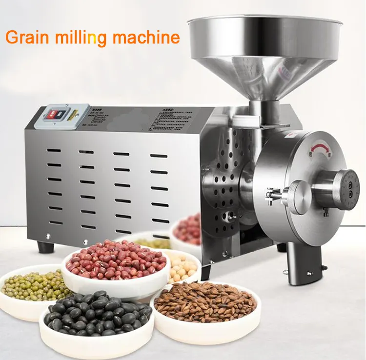 Farina di grano mulino elettrico per uso professionale/riso commerciale grinder/elettrico industriale grano smerigliatrice