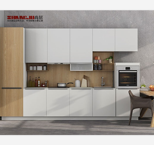 I Shaped Modular Rta New Product Custom Kitchen Cabine Matte White