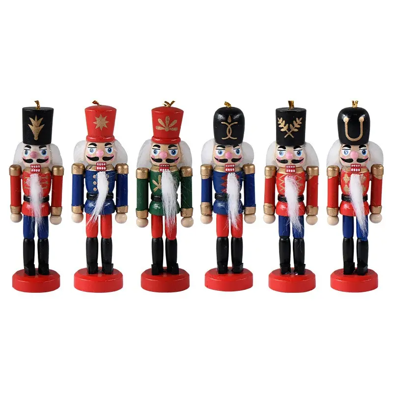 Figuras de Cascanueces de Navidad, madera, buena mano, novedad, personalizado