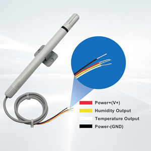 Sensor de humedad y temperatura de salida de 4-20mA Sensor de temperatura y humedad antiinterferencias fuerte - Product Image 2