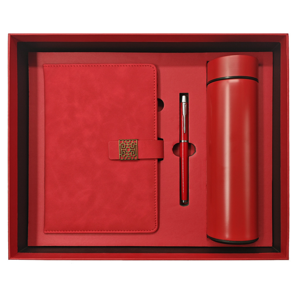 Stylo carnet rouge