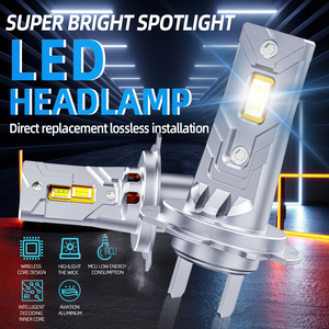 HAIZG benzersiz tasarım tak ve çalıştır D8 led far H7 H11 H4 doğrudan tak orijinal 1:1 boyutu tasarım led far - Product Image 3