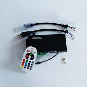 2500W Hochleistungs-Infrarot-Fernbedienung AC110V 220V 24-Tasten-RGB-LED-Streifenlichtcontroller - Product Image 2