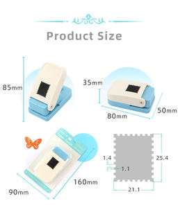 25mm Stamp Punch Papiers ch neider Custom Puncher Stamp Craft Tool Sammelalbum <span class=keywords><strong>Card</strong></span> Hole Punch Quadrat Etikett Stamp let Hole Punch ing - Product Image 4