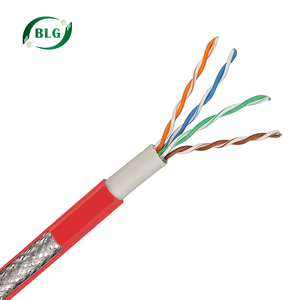 ソリッド銅Cat7SFTPイーサネットケーブルLANおよびSFTP通信ケーブル用にシースされた500フィートの青いPVC - Product Image 1