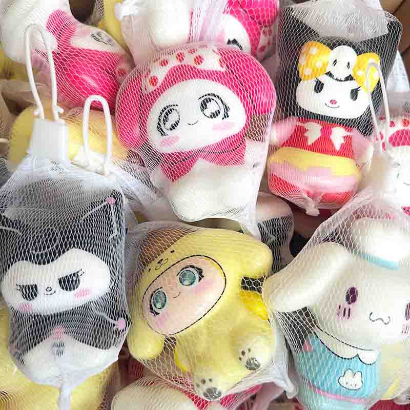 Egg boy sanli mixed hair 75cm-mesh bag packaging