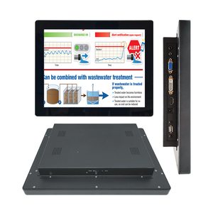 Pantalla LCD Pantalla táctil Monitor industrial de 15 pulgadas con diseño sin ventilador Amplio Rango de temperatura para un monitor de operación confiable - Product Image 1