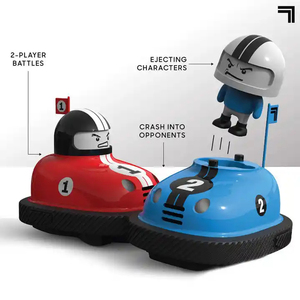 DCバトルトイジャンピングバンパーカー2.4G Rcバンピングコリジョンカーセット、ライト & サウンドファン付き子供用 - Product Image 2