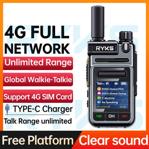 Global-<strong>Intercom</strong> 4G PoC Walkie Talkie Long Range Two-Way <strong>Radio</strong> with Mini SIM Card Free Pairing 5000km Internet <strong>Intercom</strong> Platform - Product Image 3
