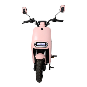 ピンク色のカスタムシンプルな電動モペット650wmotorcycle48vバッテリー電動スクーター - Product Image 4