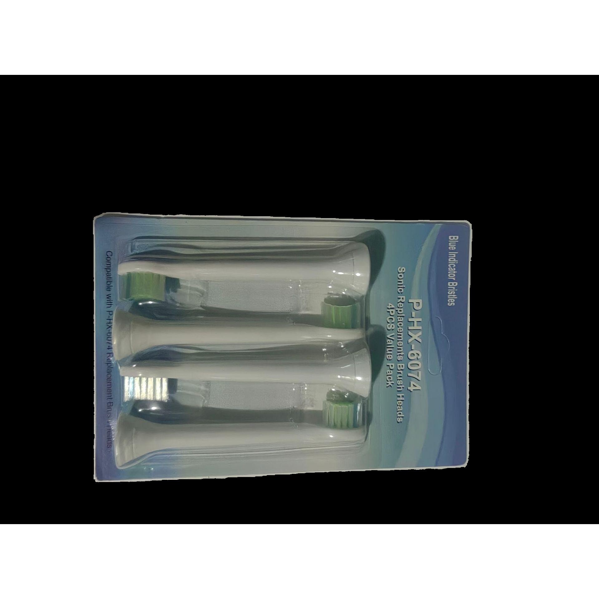 Une boîte de 6074 têtes de brosse à dents