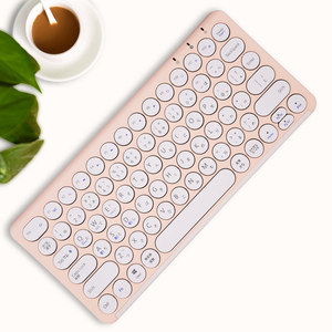 Mini teclado portátil de carga inalámbrica 2,4 GHz + BT de modo dual, adecuado para viajes y uso en tabletas - Product Image 2