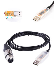 Adattatore di interfaccia da USB a DMX LED DMX512 Computer PC fase Lighting3696 - Product Image 6